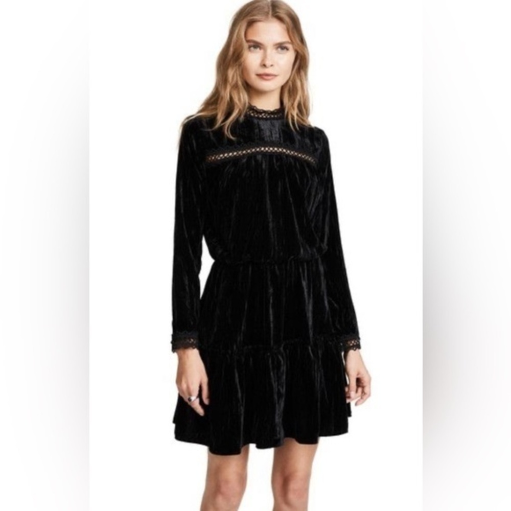 Shoshanna Primrose Velvet Dress